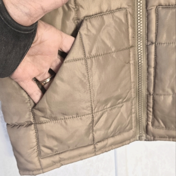 Roper Western Jacket Boys M 8/10 Down-like Fill Khaki Style #03-397-0761-0523 - Picture 8 of 10